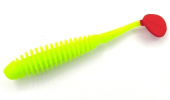 Силиконовая приманка FISHING STYLE MORDER 3,7"(94 мм) уп.6 шт.#122 Chartreuse