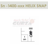 Застежки Gurza-HELIX Snap № 000 (10шт/уп)