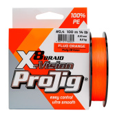 Шнур ProJig X8-Vision  0,10 мм, 6,5 кг,  150 м, оранжевый