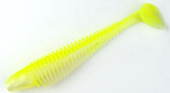 Силиконовая приманка FISHING STYLE CHECKMATE BIG 5,5"(140 мм) уп.3 шт.#025 Shiny Lime