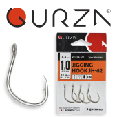 Крючки Gurza-JIGGING HOOK JH-62 TIN № 1/0 (4 шт/уп)