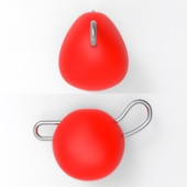 Груз «Капля- эксцентрик» –  1 грамм. (10 шт) КРАСНЫЙ