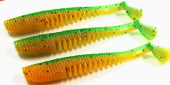 Силиконовая приманка FISHING STYLE AWARUNA 3,5"(88 мм) уп.6 шт.#002 Watermelon