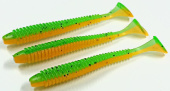 Силиконовая приманка FISHING STYLE SPRING TAIL 4"(102 мм) уп.6 шт.#002 Watermelon