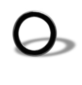 Заводные кольца Gurza-Solid Rig Rings BK №2 (цельное кольцо)(d 5,1mm,80kg test) (10шт/уп)