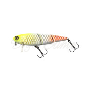 Воблер JACKALL Hama-Ku-Ru R цв. albino chartreuse piraruku, 75мм, 7,8г floating 0 - 0,5 м