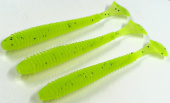 Силиконовая приманка FISHING STYLE SPRING TAIL 4"(102 мм) уп.6 шт.  #108 Lemon Pepper