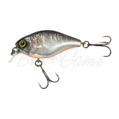 Воблер JACKALL Cherry 44 мм цв. hl silver & black 6,2г floating 1 м