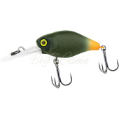 Воблер JACKALL D Chubby 38 Silent цв. green pellet orange 38мм 4,3г floating 1,5м