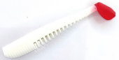 Силиконовая приманка FISHING STYLE AWARUNA 1,3"(33 мм) уп.25 шт.#101 White хвост не красный