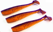 Силиконовая приманка FISHING STYLE AWARUNA 3,5"(88 мм) уп.6 шт.#005 Maracuja
