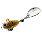 Тейл-спиннер HURRICANE 42g Gold glitter