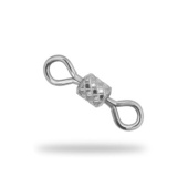Вертлюжки Gurza-Rolling Ribbed Swivel с насечкой BN № 9 (10шт/уп)
