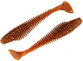Силиконовая приманка FISHING STYLE CHECKMATE BIG 7,1"(180 мм) уп.2 шт.#113 Motor oil