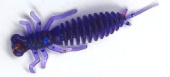 Силиконовая приманка FISHING STYLE LARVA 1,6"(40 мм) уп.15 шт.#111 Deep purple