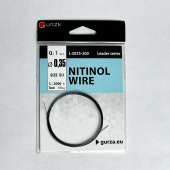 Поводок с застежкой Gurza-NITINOL WIRE 0,35 мм x 2 м 1 шт. х 10 (Test 11kg)
