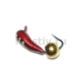 Мормышка МастИв Банан 3 вишнёвый, латунный шарик, 0,7гр. (золото) уп(10шт)