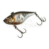 Воблер JACKALL Chubby Vibration цв. hl silver & black 40мм 4,8г sinking 2 м