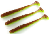Силиконовая приманка FISHING STYLE SPRING TAIL 4,8"(122 мм) уп.5 шт.#039 Qiwi