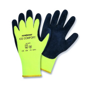 Перчатки зимние  ICE COMFORT, желтые, размер L, арт. L0166 (уп.12 пар)