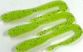Силиконовая приманка FISHING STYLE HAPPY WORM  4"(102 мм) уп.6 шт.#108 Lemon Pepper