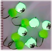 Мормышка WORMIX WCP дробь 3 фосфор 0,3гр. уп(5шт)