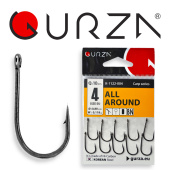 Крючки Gurza-ALL AROUND CARP RING BN № 4 (10шт/уп)
