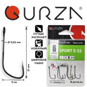 Крючки Gurza-SPORT S-32 № 6 PTF (7шт/уп)