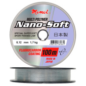 Леска Momoi Hameleon Nano-Soft 0,12 мм, 1,7 кг, 100 м, прозрачная (уп.5шт)