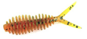 Силиконовая приманка FISHING STYLE SLIME 1,6"(40 мм) уп.15 шт.#125 Motor oil Green
