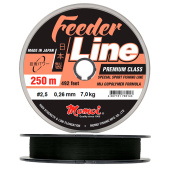 Леска Feeder Line Sport 0,21 мм, 4,7 кг, 250 м, черная (уп.5 шт)