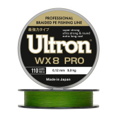 Шнур  Ultron WX 8 PRO 0,17 мм, 12,0 кг, 137 м, хаки
