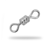 Вертлюжки Gurza-Rolling Ribbed Swivel с насечкой BN № 8 (10шт/уп)