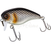 Воблер JACKALL Chubby 41 SSR цв. uv mat silver & black 41мм 5,7г floating 0,1 - 0,3 м