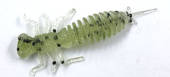 Силиконовая приманка FISHING STYLE LARVA 1,6"(40 мм) уп.15 шт.#131 Natural Green