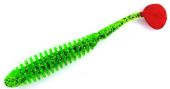 Силиконовая приманка FISHING STYLE MORDER 2"(52 мм) уп.12 шт.#102 Lime хвост не красный
