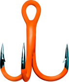 Крючки Gurza-Round treble hook ST-36 UV ORANG № 4/0 BC (10шт/уп)