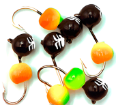 Мормышка WORMIX WCP дробь 3 черная 0,3гр. уп(5шт)