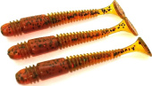 Силиконовая приманка FISHING STYLE TIOGA 4"(102 мм) уп.5 шт. #125 Motor oil Green