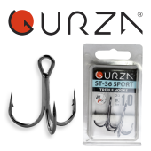 Крючки Gurza-treble hooks ST-36 SPORT BC № 1/0 (2шт/уп)