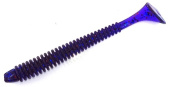 Силиконовая приманка FISHING STYLE SPRING TAIL 4.8"(120 мм) уп.5 шт.#111 Deep purple