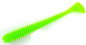 Силиконовая приманка FISHING STYLE SPRING TAIL 4.8"(120 мм) уп.5 шт. #122 Chartreuse