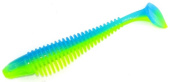 Силиконовая приманка FISHING STYLE CHECKMATE BIG 6,3"(160 мм) уп.2 шт.#004 Blue Mint