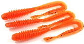 Силиконовая приманка FISHING STYLE HAPPY WORM  4"(102 мм) уп.6 шт.#103 Orange