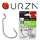 Крючки Gurza-SHANK G-LOCK XP № 2/0 PTF (5шт/уп) (офсет,широкое ухо)