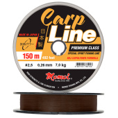 Леска Carp Line 0,17 мм, 3,5 кг, 150 м, коричневая (уп.5 шт)
