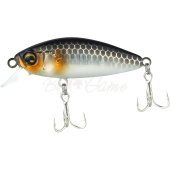 Воблер JACKALL Abbey Minnow 38SF цв. uv mat silver & black 38мм 2,4г slow floating 