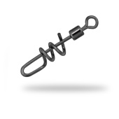 Застежка с вертлюжком Gurza-Rolling swivel / Screwed Snap BN № 1/0 (5шт/уп)