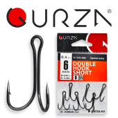 Крючки Gurza-Double Hook Short Shank BN №6 (6шт/уп)
