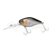 Воблер JACKALL DD Chubby 38 цв. hl silver & black 38мм 4,7г floating 1,5 - 2 м
